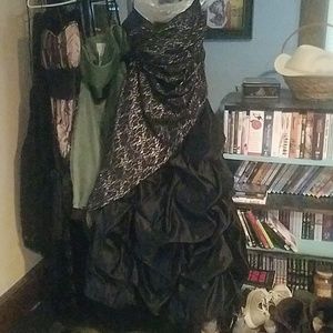 Floor length prom dress